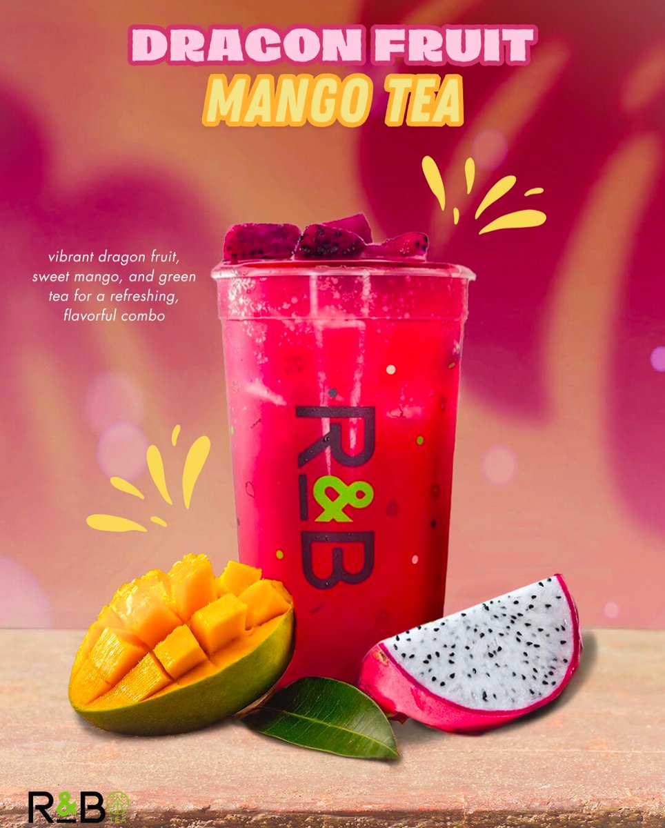 Main character energy starts with the right drink. Dragon Fruit Mango Tea, anyone? 00 + #dragonfruit #mango #boba #bubbletea #foodie