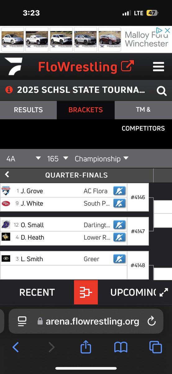 Dominating Win in the 1st round ! 20-2 Win by Techfall! Awaiting Round 2 vs Darlington !