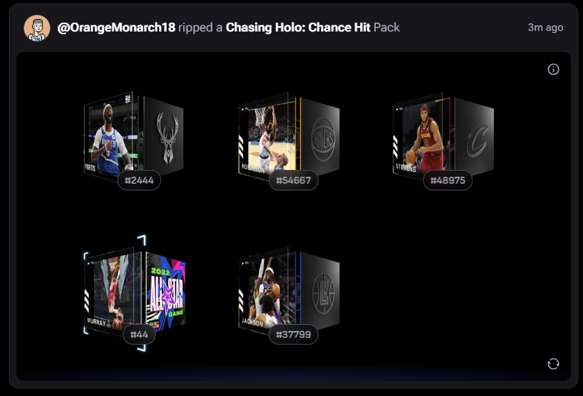 These new <a href="/NBATopShot/">NBA Top Shot</a> packs are super fun. Glad to be ripping packs again