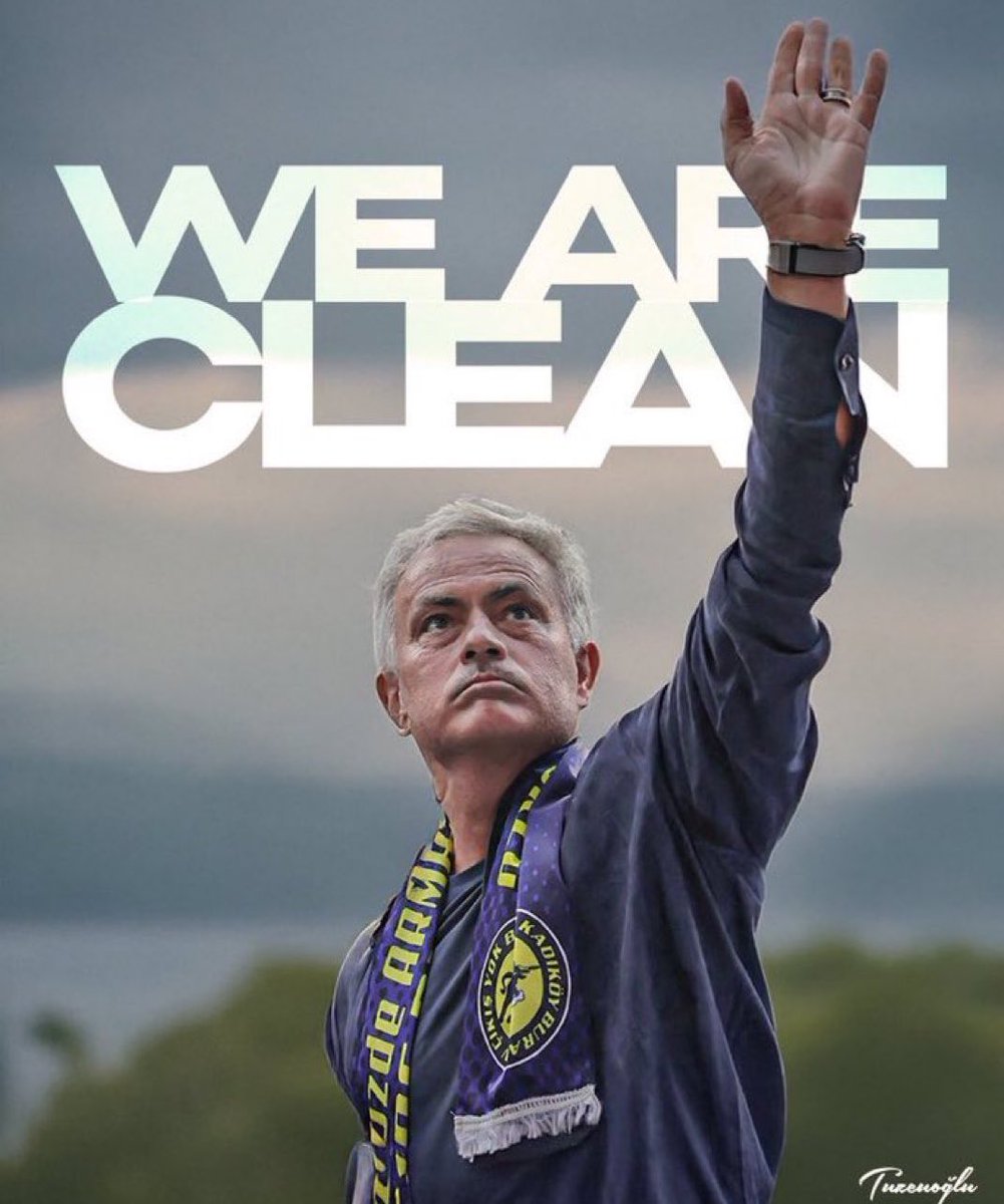 srdrnl's tweet photo. We are clean #morinho https://t.co/mF7MGA9dY4