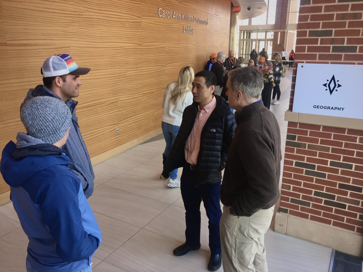 OK State Geography (@geographyosu) on Twitter photo This past Monday, Dr. Bays, Dr. Yu, and Dr. Hill (not pictured) represented the Geography Department on Admitted Students Day. We can’t wait to see all the bright minds who will join our department this fall! This past Monday, Dr. Bays, Dr. Yu, and Dr. Hill (not pictured) represented the Geography Department on Admitted Students Day. We can’t wait to see all the bright minds who will join our department this fall!