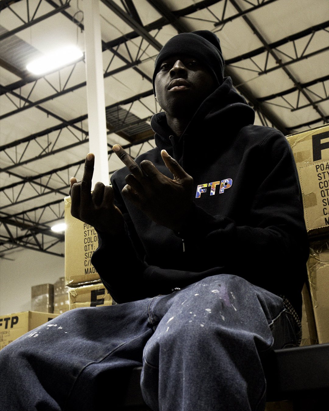 FTP （FUCKTHEPOPULATION） スウェット 青 FUCKTHEPOPULATION (@FTP) / X