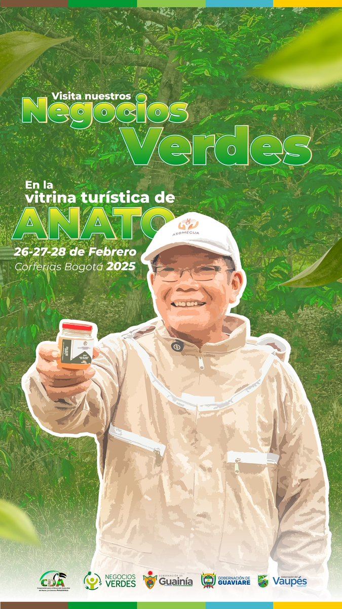 🌿🌍 ¡Anato es el escenario perfecto para que 20 negocios verdes de la CDA muestren el potencial de la Amazonía colombiana! Con actividades como turismo ecológico, avistamiento de aves y gastronomía local, estos emprendedores promueven la conservación y el turismo responsable