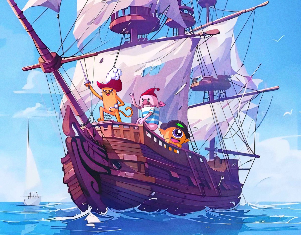 I'm a Blobfish sailing the seas with my frens Ket and Wink in search of long lost bounties, let's bring them back home to Avaland.