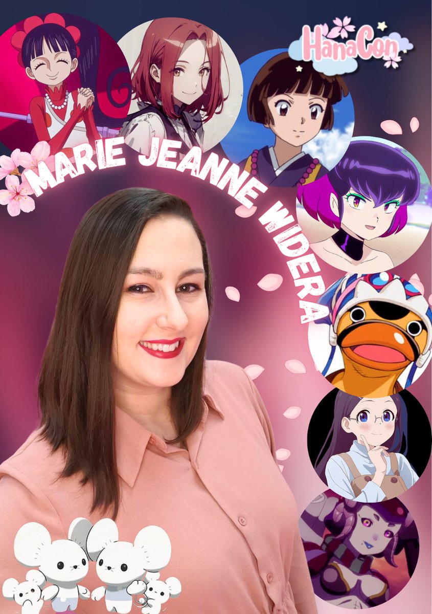 MarieJeanneW's tweet image. Meine Autogrammkarte für die @HanaConDE 😍🌸 Ich wäre so schön, wenn ihr mich am Stand besuchen würdet 😊 #hanacon #synchronsprecher #onepiece