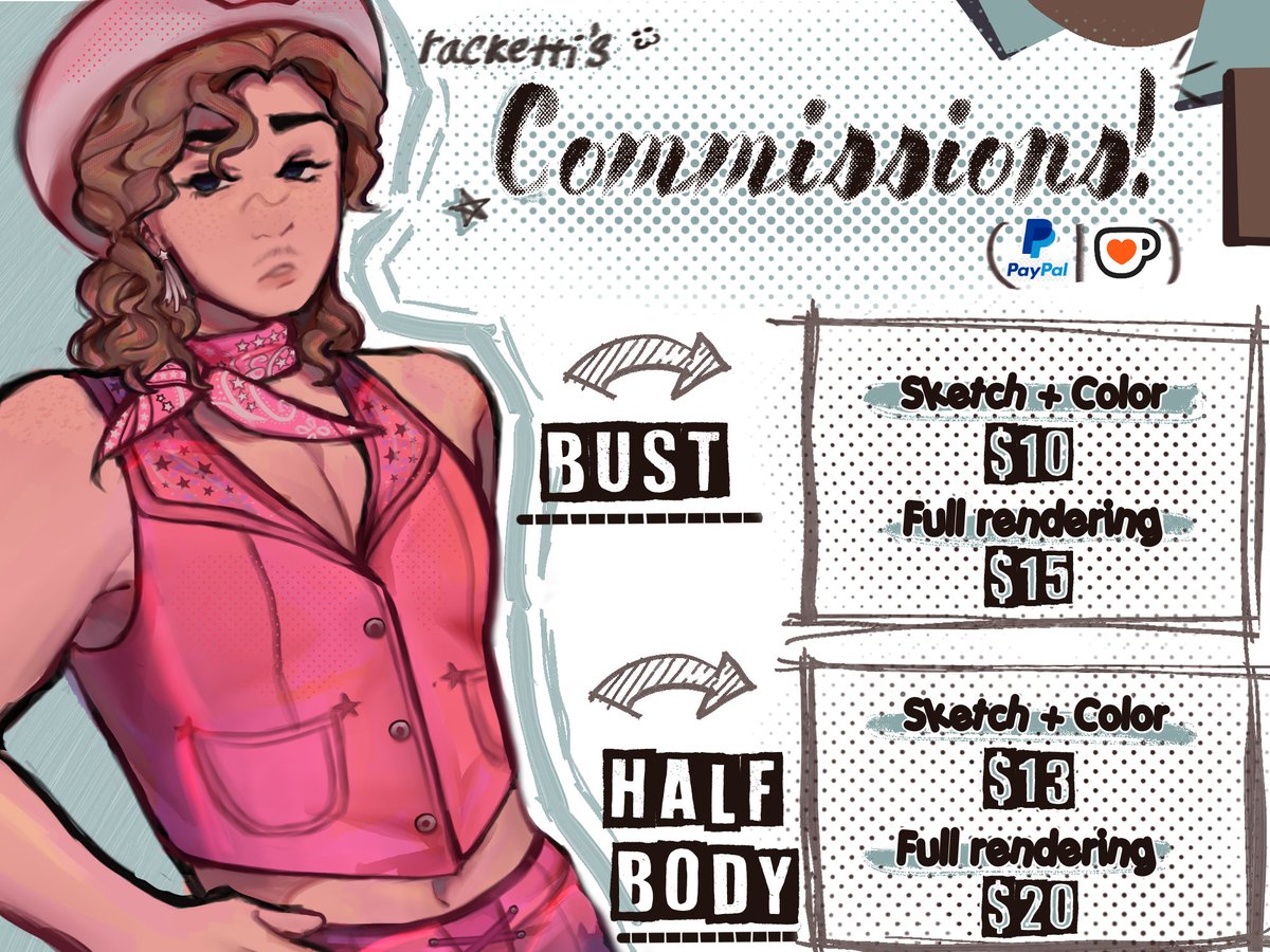 k0mm_'s tweet image. FINALLY UPDATED MY COMMISSION SHEETS !! Dm if you're interested!
Rts are appreciated &lt;3