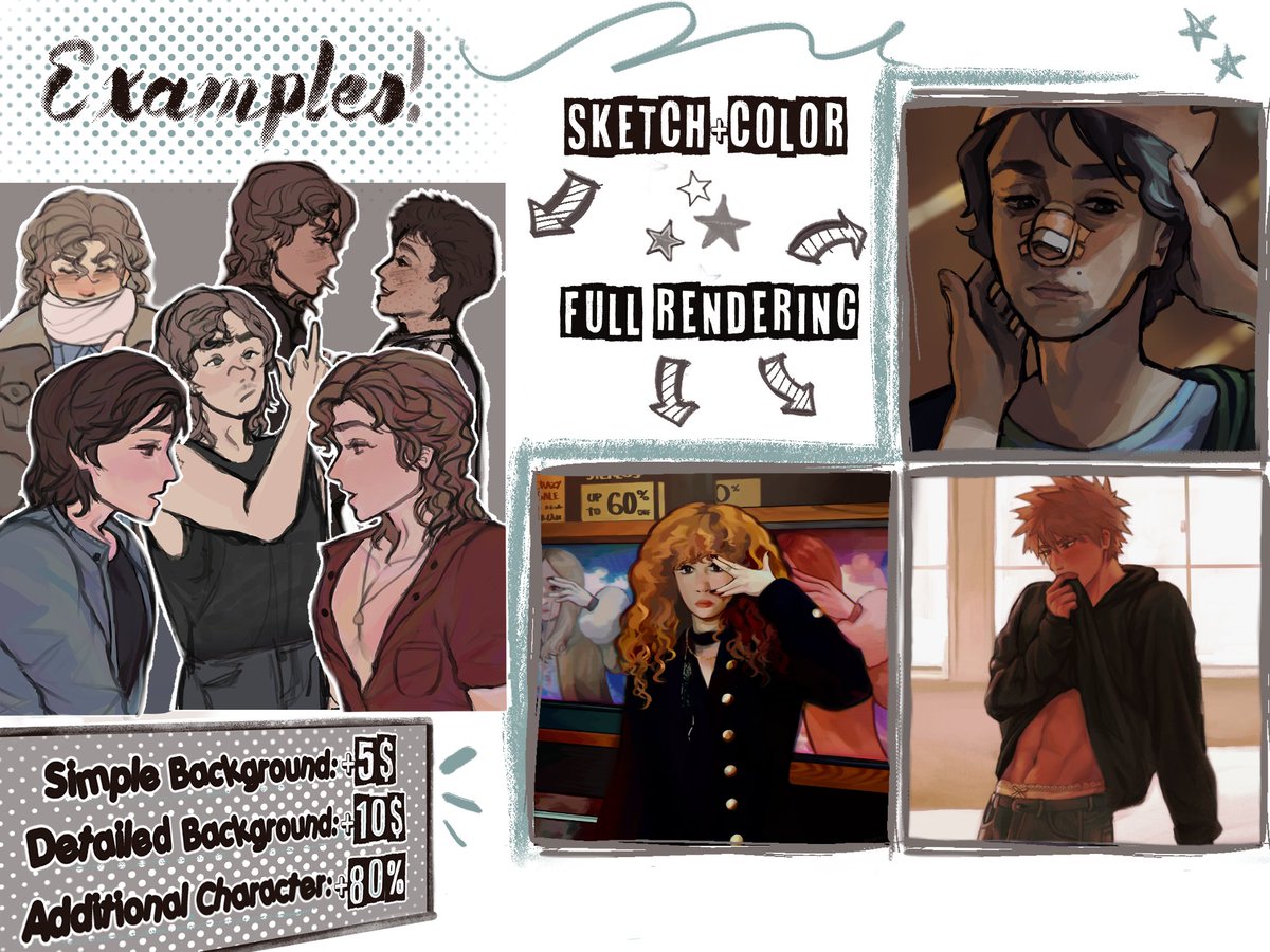 k0mm_'s tweet image. FINALLY UPDATED MY COMMISSION SHEETS !! Dm if you're interested!
Rts are appreciated &lt;3