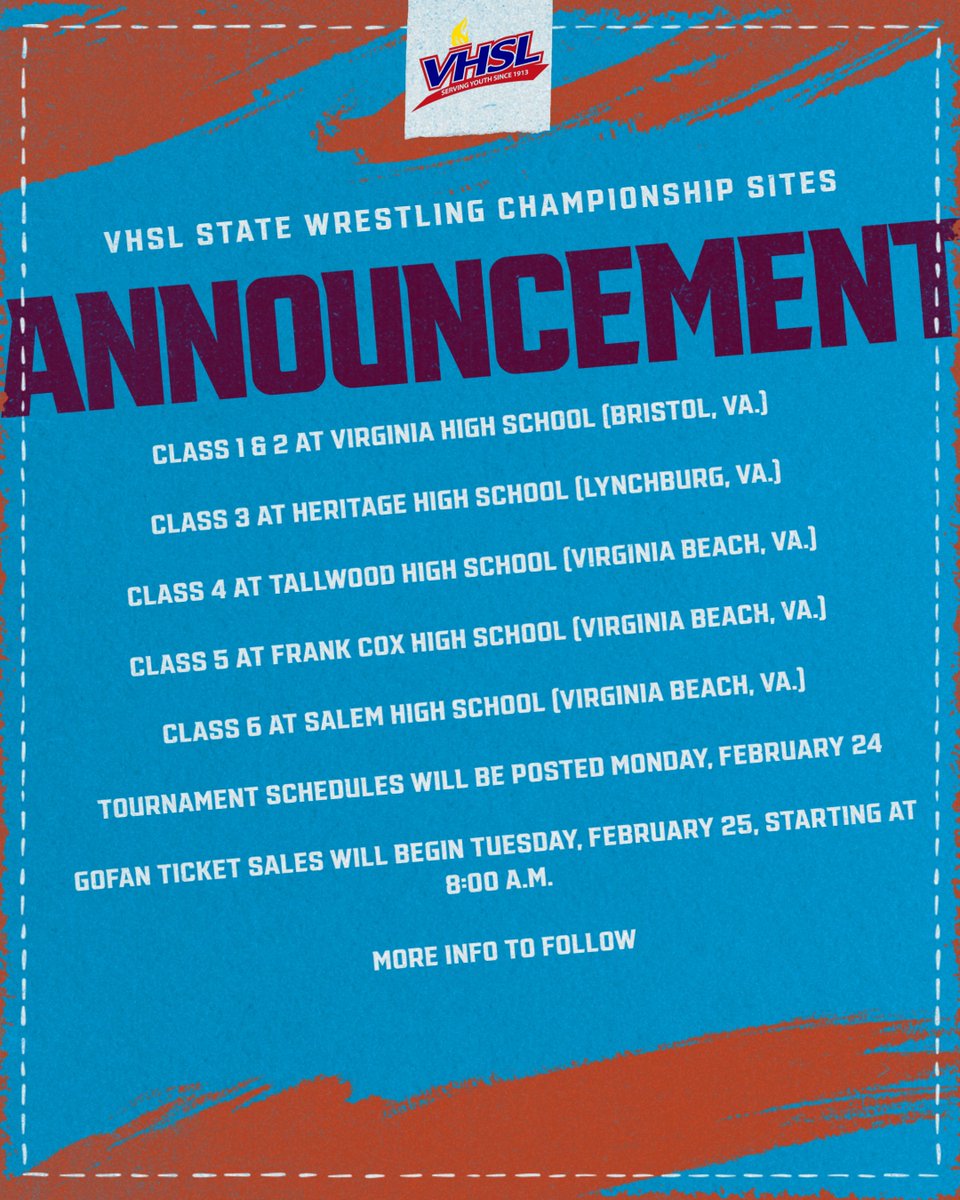 State Wrestling announcement: