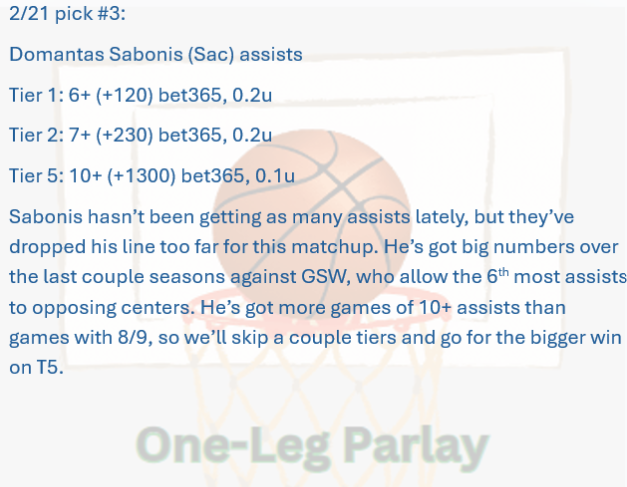 One-Leg Parlay tweet media