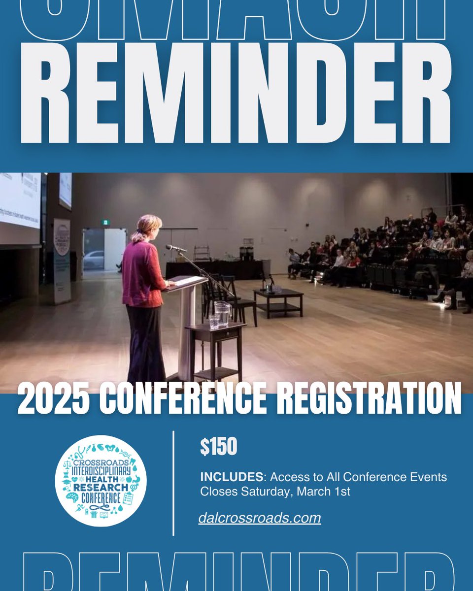 REMINDER TO ALL! 📣

You have just over 1 WEEK LEFT to REGISTER for our 2025 Conference. What are you waiting for? Tag a friend you want to  come along with you to our 2025 event in the comments below… 👥

#dalcrossroads 🩵