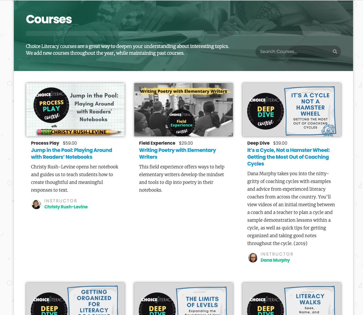 Choice Literacy | Ruth Ayres (@choiceliteracy) on Twitter photo Searching for ways to deepen your understanding about interesting topics? Try one of our Choice Literacy's Courses. We add new courses throughout the year, while maintaining past courses. Check it out!
Visit choiceliteracy.com/active-courses/ for more information. Searching for ways to deepen your understanding about interesting topics? Try one of our Choice Literacy's Courses. We add new courses throughout the year, while maintaining past courses. Check it out!
Visit choiceliteracy.com/active-courses/ for more information.