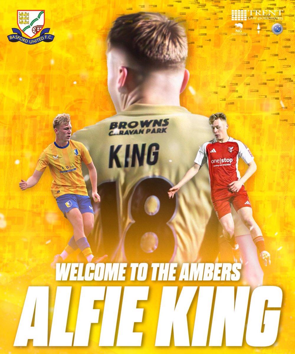 ✍️ 𝗔𝗟𝗙𝗜𝗘 𝗞𝗜𝗡𝗚 𝗜𝗦 𝗔𝗡 𝗔𝗠𝗕𝗘𝗥 👑

The young attacker joins us from Mansfield Town on loan, having last featured for National League North side Scarborough.

See you at the Avenue tomorrow, Alfie! 👊💛🖤

#COYA || #PackTheAvenue