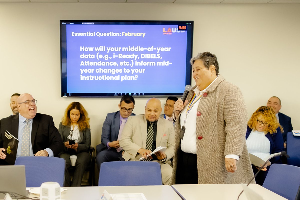 CsoLausd33574's tweet photo. π‘ Our Chief Strategy Office helps facilitate seamless Data Dialogues! Big kudos to our principals and school teams for their amazing work and dedication to overcoming challenges. It truly takes a village! #DataDialogue #Teamwork #StrongerTogether @LASchools @LAUSDSup https://t.co/Bpmb2lZQKH