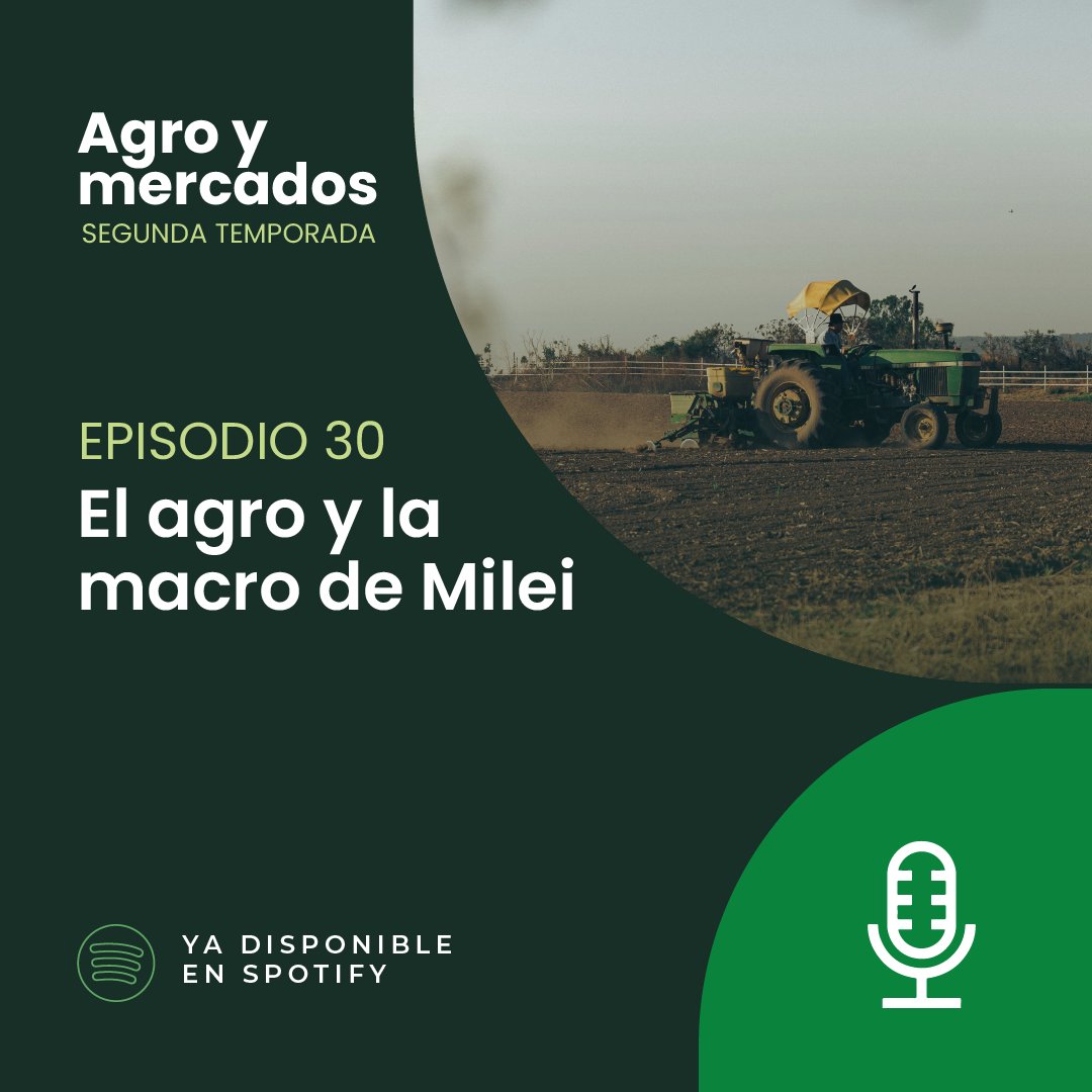 grassi_sa's tweet photo. 🎙️ AGRO Y MERCADOS

T2 EP 30 | El agro y la macro de Milei

Con @Danilema_dl (Economista, @UCEMA_edu) repasamos el plan económico del gobierno y analizamos desafíos y oportunidades para el agro.

@Ariel_Tejera y @Juan_Uberti

Escuchalo acá https://t.co/2IKDrINFcV https://t.co/QCVSH7RmKD
