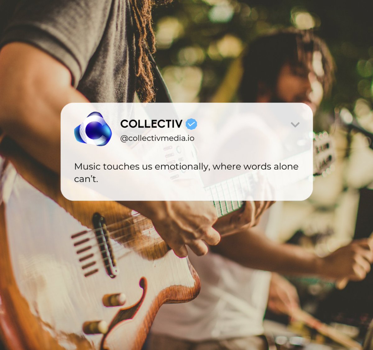 Music speaks where words fall short, and at Collectiv, we're here to amplify that voice 🎶✨

#musicindustry #musicrelease #musicbusiness101 #globalmusic #collectiv #collectivmedia #togetherwedominatethemusicindustry