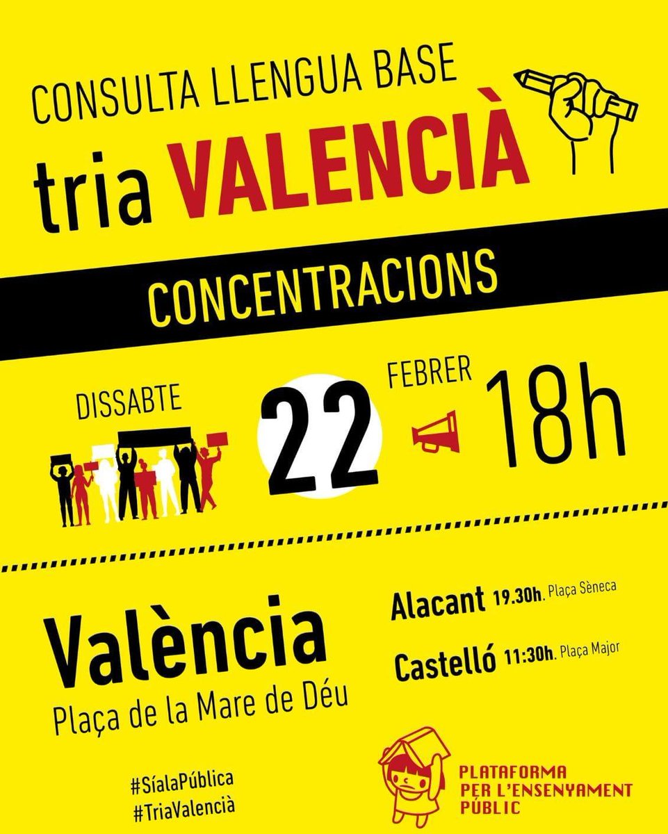 Demà continuem lluitant per la llengua ✊

Ens veiem als carrers!