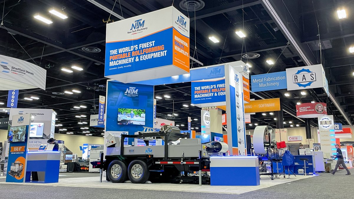 NewTechMach's tweet image. That&apos;s a wrap on IRE 2025. Thanks for stopping by! 

#roofing #metalroofing #rollforming #rollformingmachine