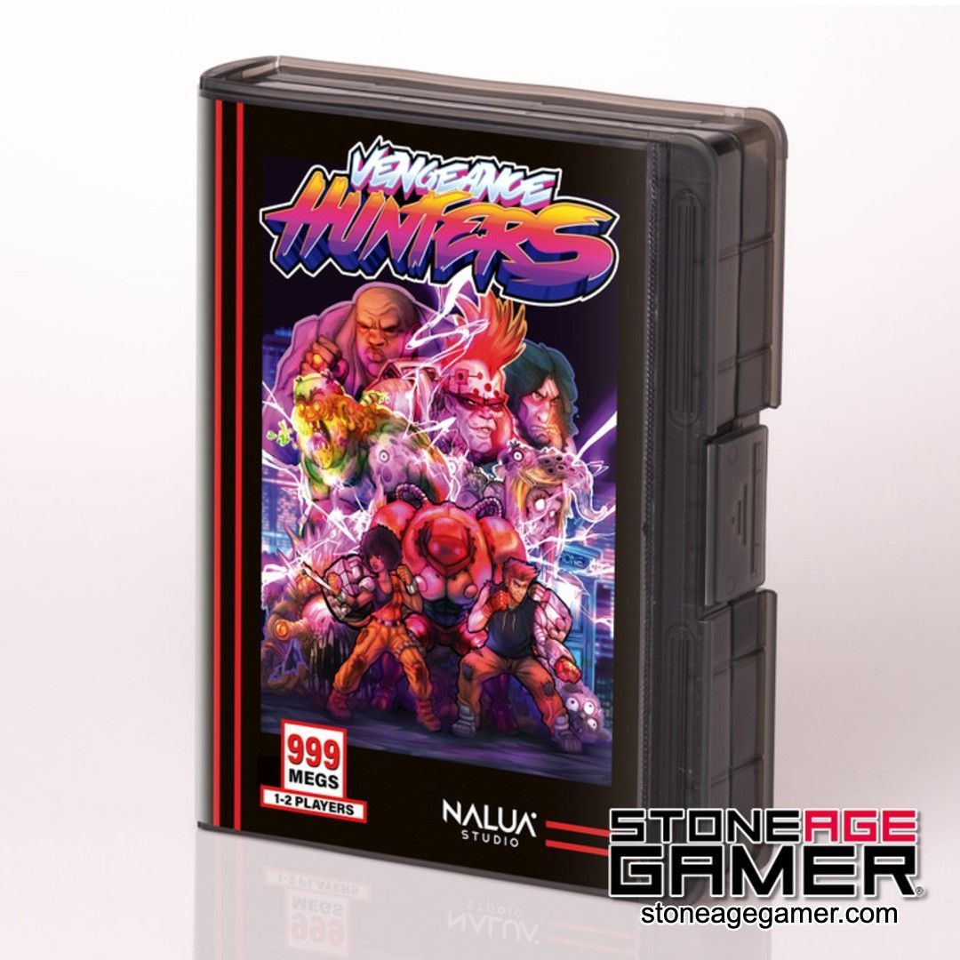 The Regular Edition of Vengeance Hunters for NeoGeo AES is now available! Get your copy here: buff.ly/3YsgMeu
