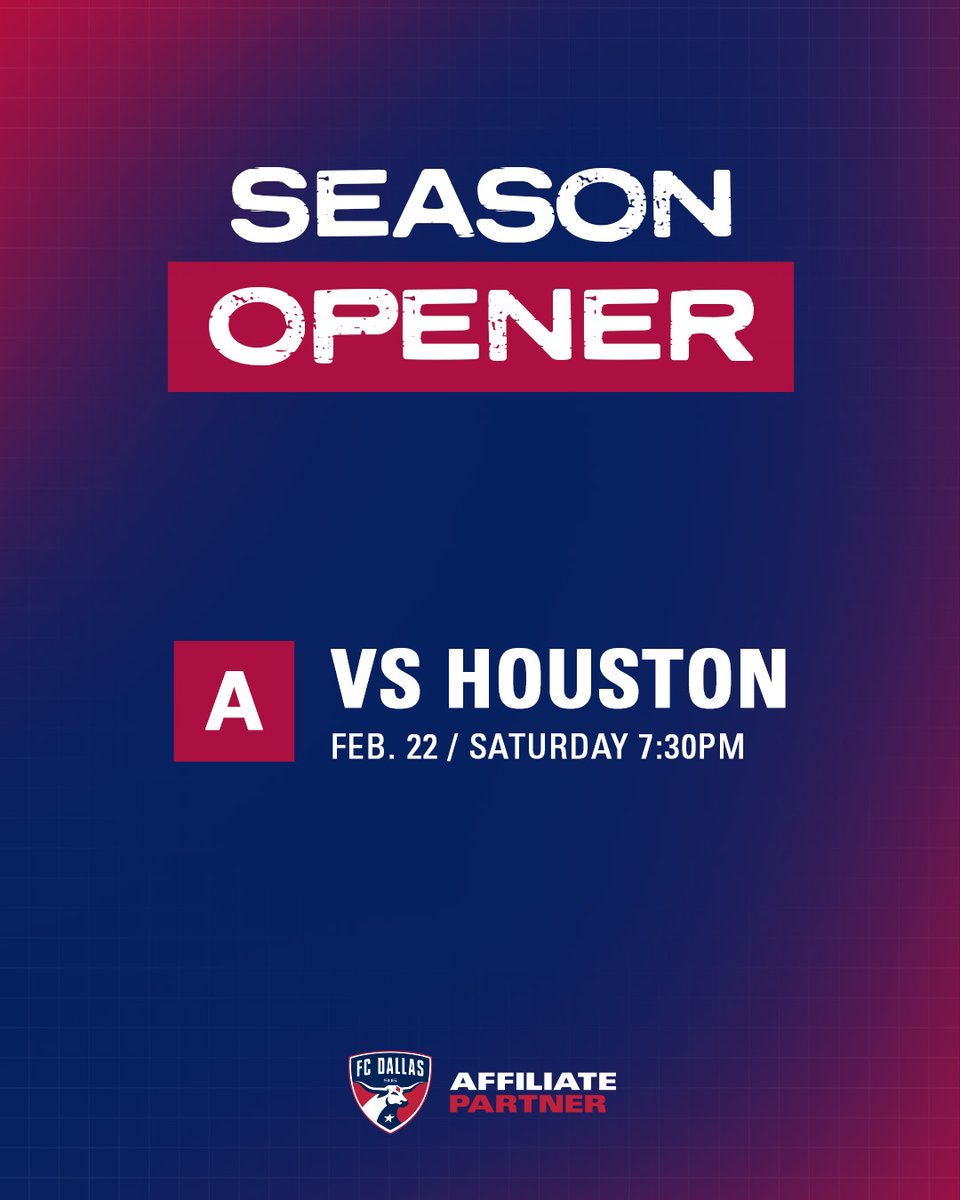 𝐆𝐚𝐦𝐞𝐝𝐚𝐲 𝐢𝐬 𝐚𝐥𝐦𝐨𝐬𝐭 𝐮𝐩𝐨𝐧 𝐮𝐬. ❤️
Everyone at the FC Dallas Affiliate Partnership would like to wish FC Dallas all the best ahead of the 2025 season getting underway this weekend.

We'll be backing the squad all the way!

#FCDallas #Dallas #Partnership #DTID #DFW