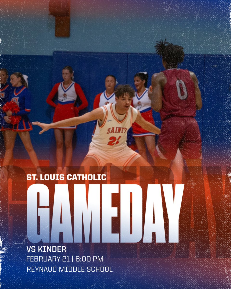 Final regular season 🏀 game!  

Come cheer on the Saints for their final regular season game tonight as we honor the 1990 state championship team at half time!  

#WeAreSaints #GetInTheWater