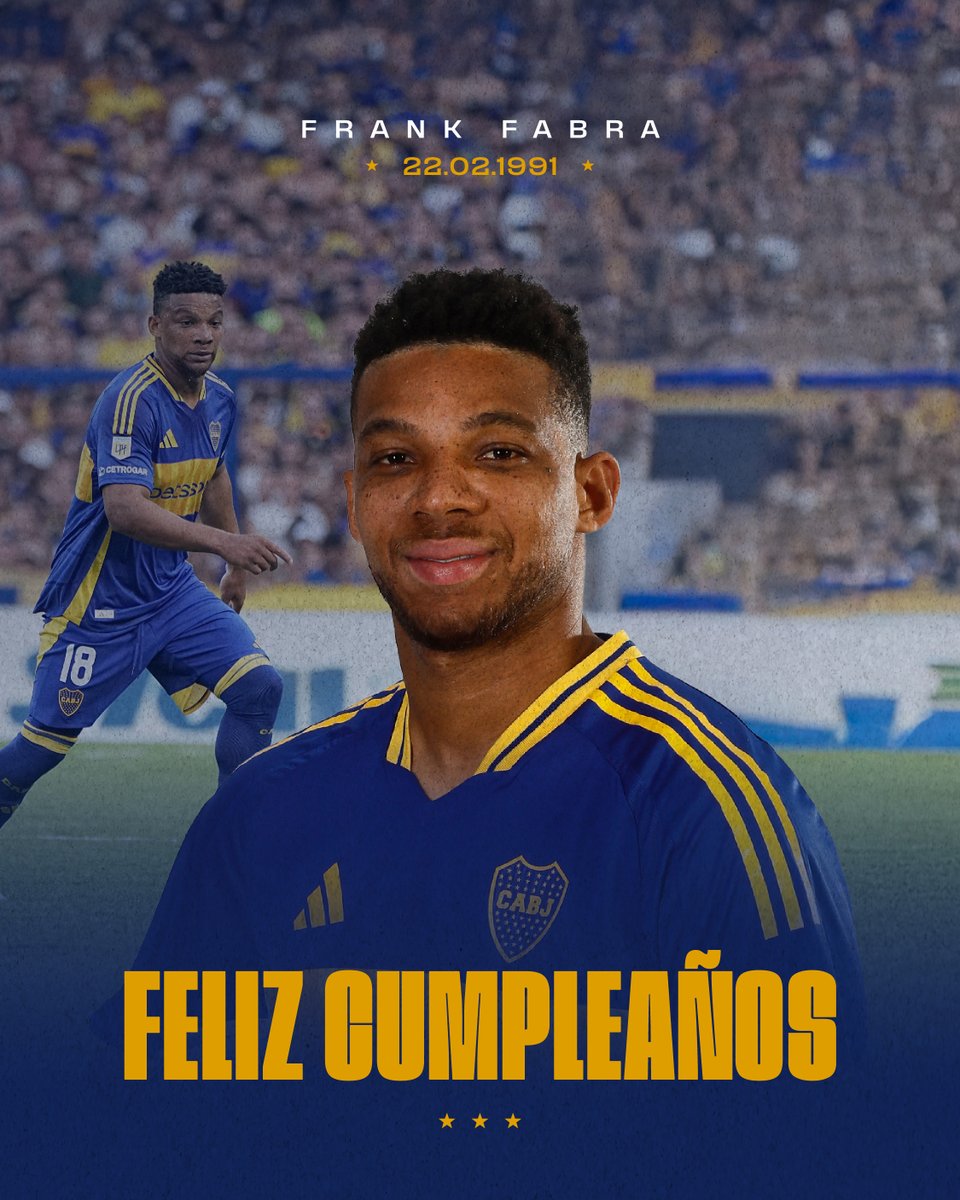 BocaJrsOficial's tweet image. ¡Feliz cumpleaños, Frank! 🎂💙💛💙