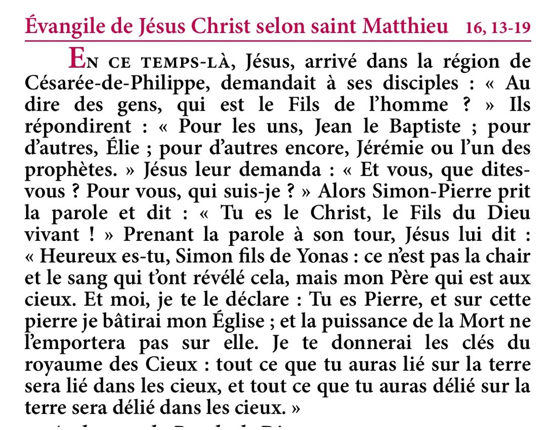 ✨pour préparer la nuit à l'aube : le texte de l'#Evangile de demain 🌟