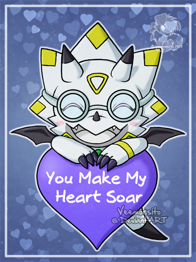 Recently completed YCH featuring a Gammamon OC 😄
#Digimon #デジモン