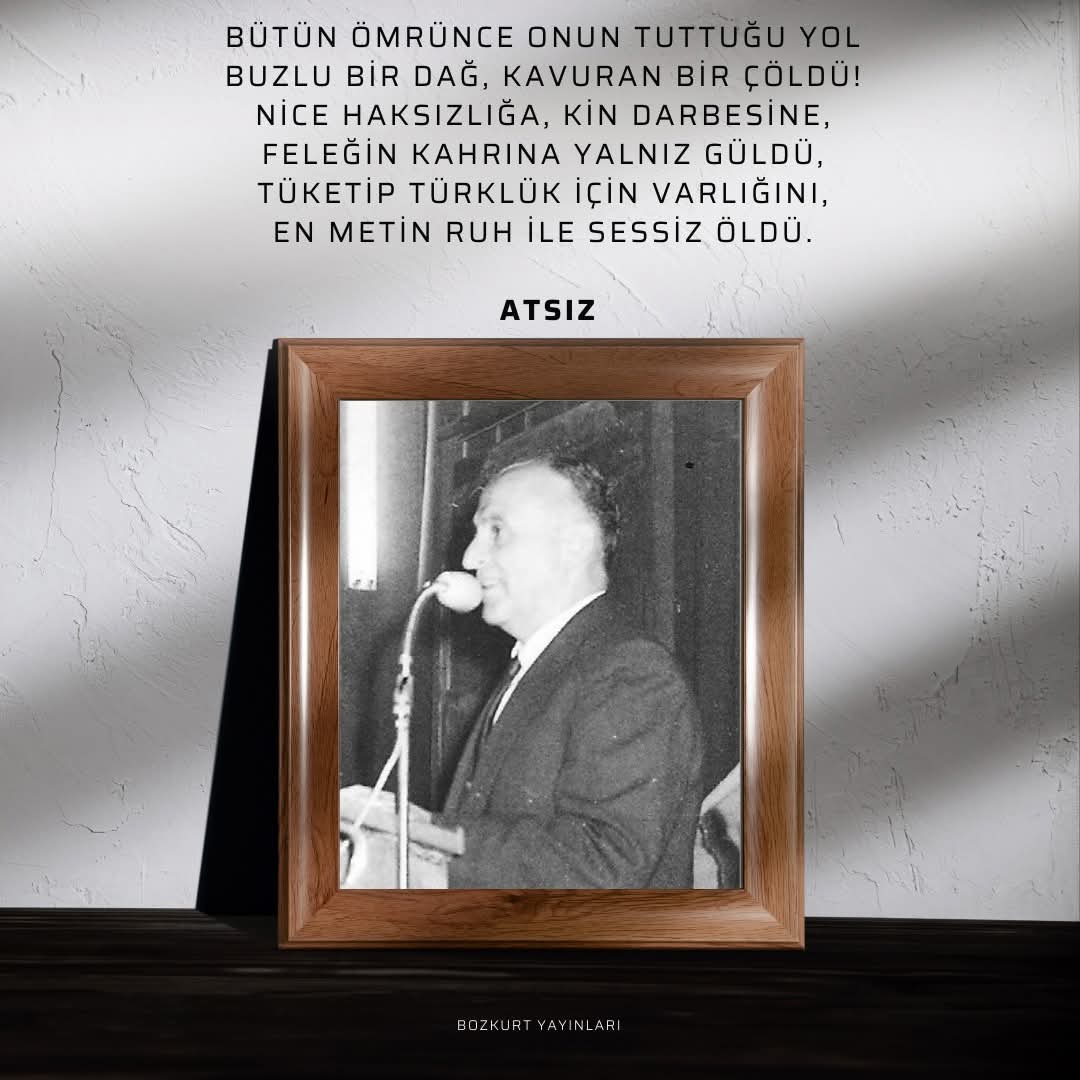 Türkçülük cephesinin en iyi savaşan tümeni, Nejdet Sançar'ı uçmağa varışının 50. yıl dönümünde saygı, sevgi ve özlemle anıyoruz. 

Ruhu şad olsun.