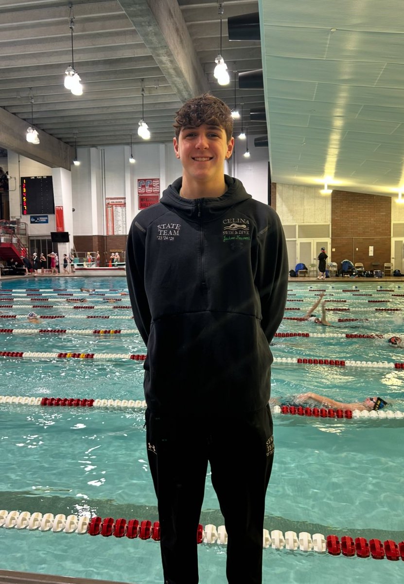 CelinaWaterDogs's tweet image. Good luck to Jackson Newcomb as he will be swimming the 100 Freestyle “A Final” and 200 Freestyle “B Final” at the State Championship in Canton tonight!  #GoWaterDogs