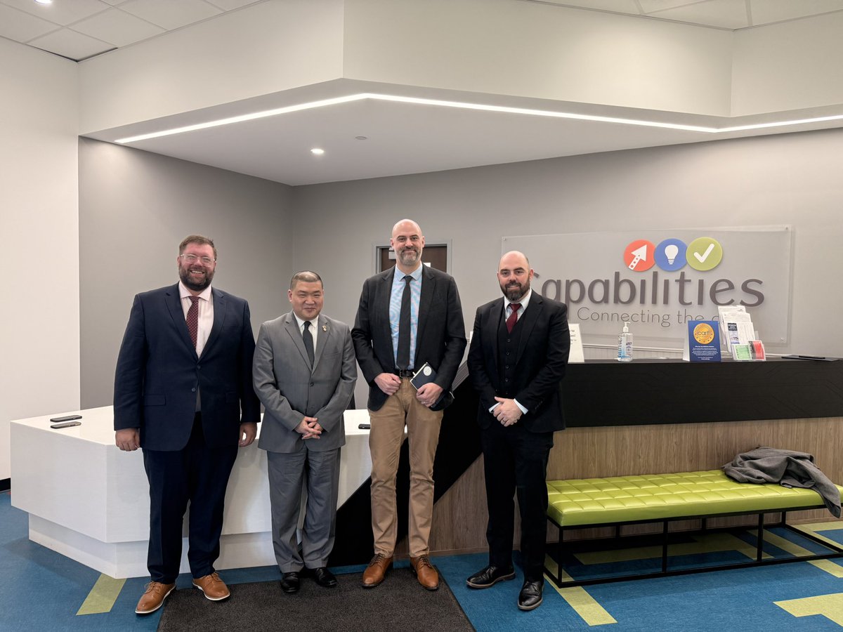 We were very happy to host Steven Cook, the Director of Constituent Services for <a href="/SenJonHusted/">Senator Jon Husted</a>, at our corporate office in St. Marys today. We talked about the need for investment in services for people with disabilities. We look forward to continuing to talk about our services!