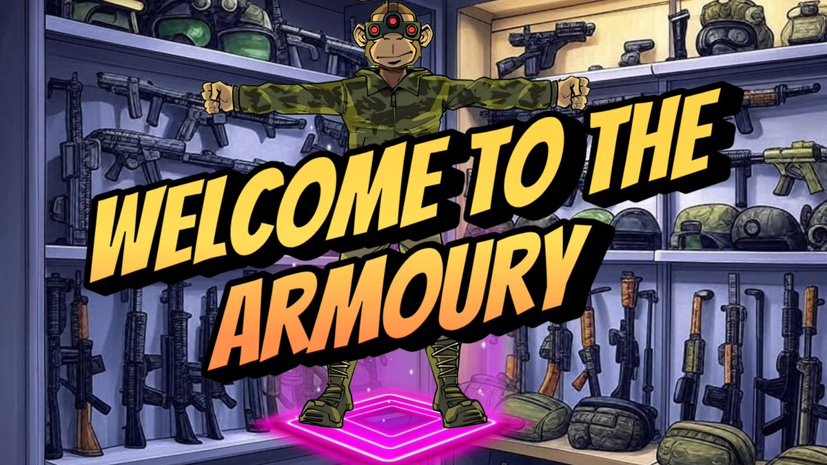 NftRadarr's tweet image. Welcome to the armoury.
  
Let’s look at all the different crates and items within the @playtheheist  ecosystem.  

Hopefully, this will shed some light on different combinations of items that can be used within the game to help you maximise your earnings.