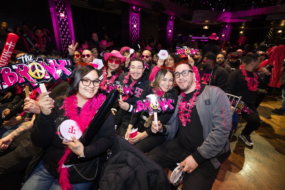 Earlier today we had an incredible town hall in NYC with our <a href="/TMobile/">T-Mobile</a> Consumer Group! I am so proud of the passion &amp; dedication this team brings to our customers every day. Together, we’re revolutionizing the way we serve them. Thank you ALL for helping to lead the charge!