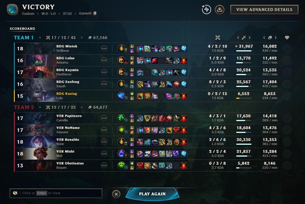 gg verdant 3-1 nice try bros <a href="/RonaldoL0L/">Ronaldo</a> <a href="/Arkhelol/">Emre Akpınarlı</a>