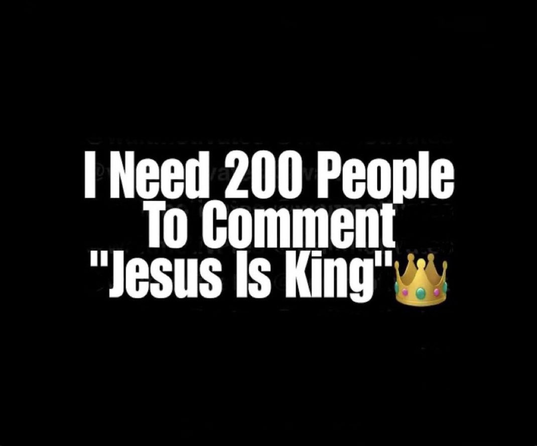 Jesus is King 👑