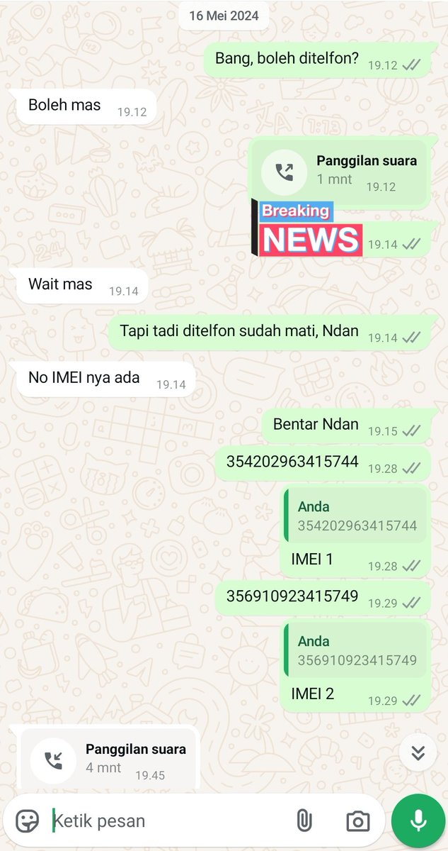 doledodol's tweet photo. Yaps bener banget nih penjelasannya. Pernah mintol sama isilop gegara HP ilang, dilacak make imei doang ketauan posisinya di mana tuh HP https://t.co/E6vZ9wcTjC