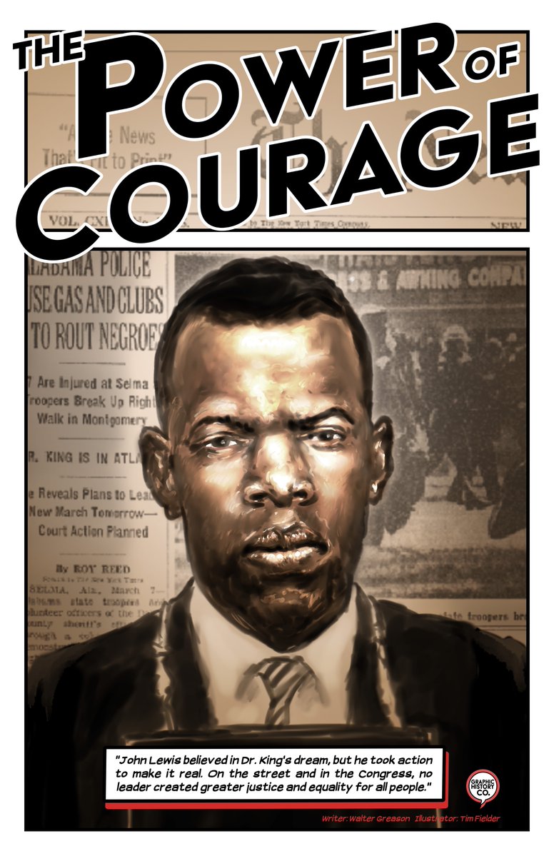 Dieselfunk's tweet image. Happiest of Birthdays to #JohnLewis Comic! NEVER FORGOTTEN. #JohnLewisSelfie @graphichistoryco @johnlewisorgs @WalterDGreason @allinwithchris @briantylercohen @RepJasmine @RepPressley @neilparekh @DrJasonJohnson