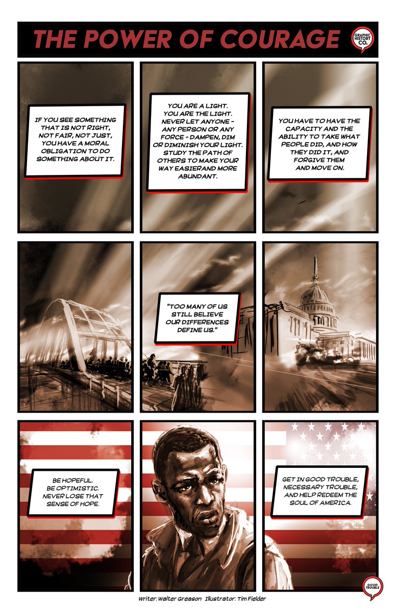 Dieselfunk's tweet image. Happiest of Birthdays to #JohnLewis Comic! NEVER FORGOTTEN. #JohnLewisSelfie @graphichistoryco @johnlewisorgs @WalterDGreason @allinwithchris @briantylercohen @RepJasmine @RepPressley @neilparekh @DrJasonJohnson
