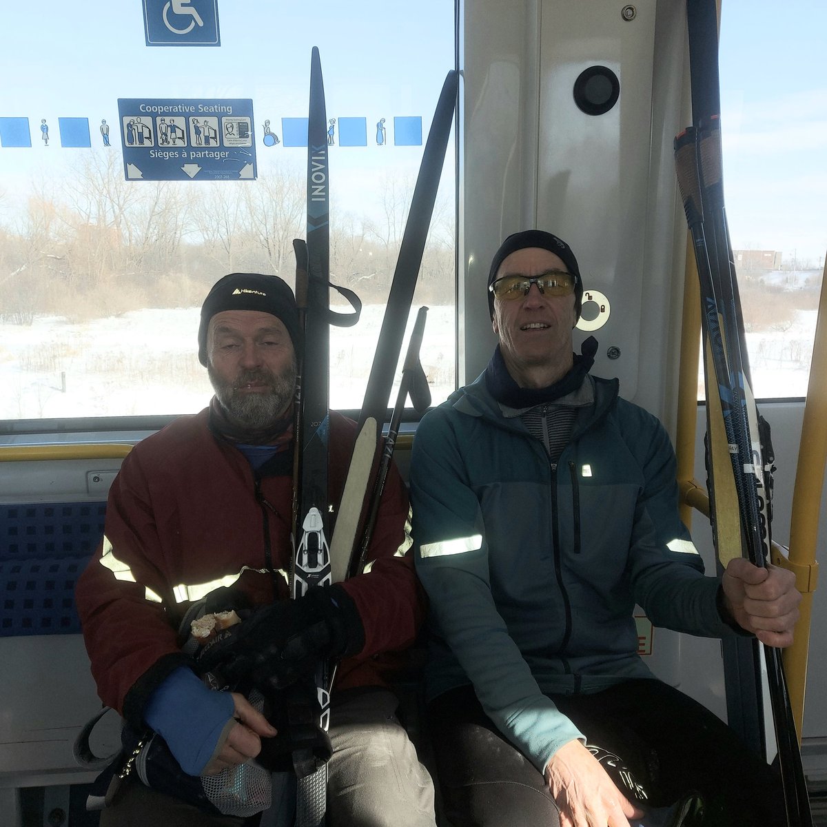 Doesn't everyone take the LRT to go skiing?  <a href="/OC_Transpo/">OC Transpo</a> #TransOttawaSki #SkiTheCapital <a href="/SkiheritageEast/">SkiHeritage.East</a> <a href="/RideauWinter/">RideauWinterTrail</a> <a href="/KichiSibiWT/">Kichi Sibi Winter Trail</a> <a href="/BritanniaTrail/">Britannia Winter Trail</a> <a href="/OWWinterTrail/">Ottawa West Winter Trail</a>