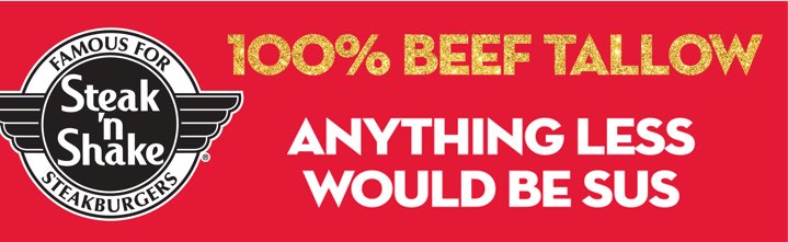 The only burger chain in America to switch to 100% Beef Tallow. No chemicals, no preservatives. Just pure quality! That’s called leadership 💪