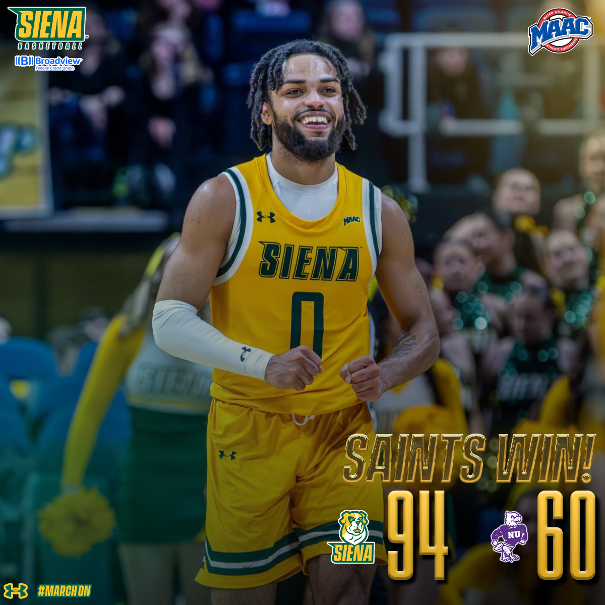 Domination. 

Starting off the weekend with our biggest win in 🔟 years

#MarchOn