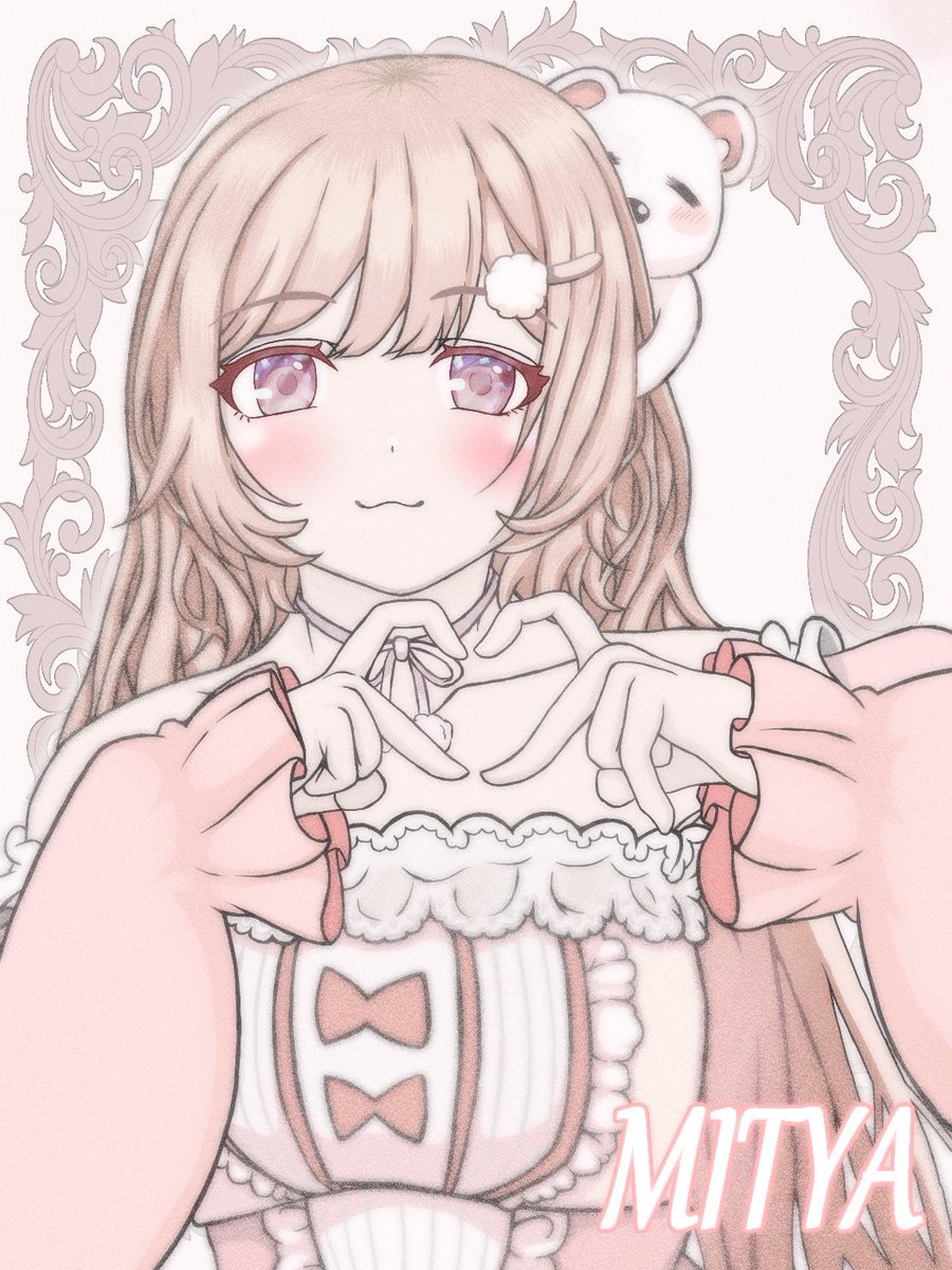 初配信から1周年❕1年前はどきどきだったなぁ💭
当時のミチャを支えてくれたみんなありがとう🫶🏻
（いただいたFAを添えて…）