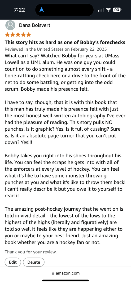 "The most honest well-written autobiography I've ever had the pleasure of reading"

"I can't really describe but you owe it to yourself to read it"

I'm no hockey star. I'm grateful for the long pro career I had, but I only played a few games in the NHL. But I bled and clawed for