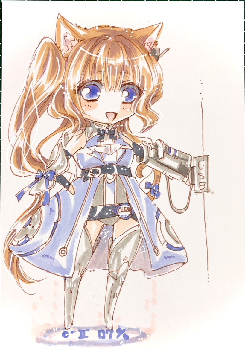 umeboshitter's tweet image. 猫の日なので過去作ですが上げておきます。
ネコ型お掃除ロボット。
