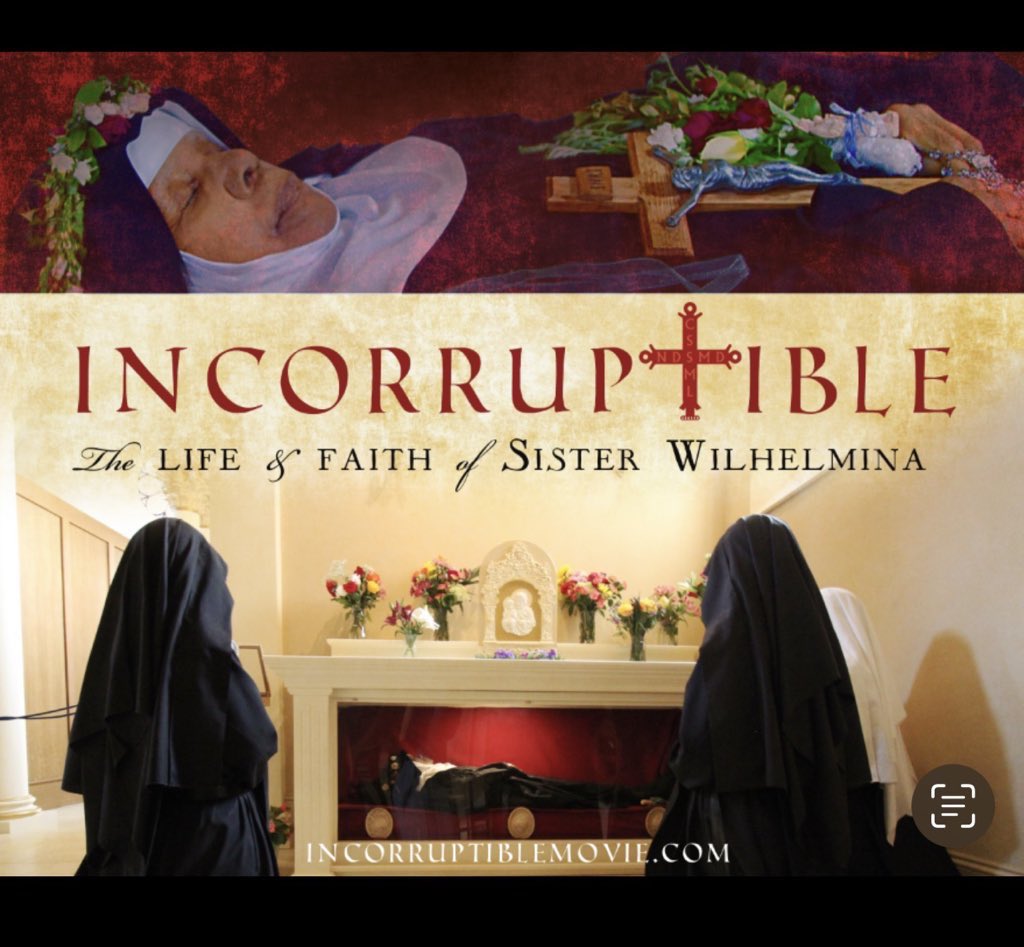 Movie updates: Incorruptible will be released as a feature length docudrama.  This includes documentary elements and also reenactments and flashbacks from Sister Wilhelmina’s life.  We have just a handful of scenes left before the film goes to editing!  

So many incredible