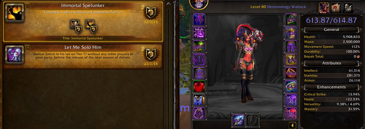 Iowsbub's tweet image. S1 TWW Delves done :)