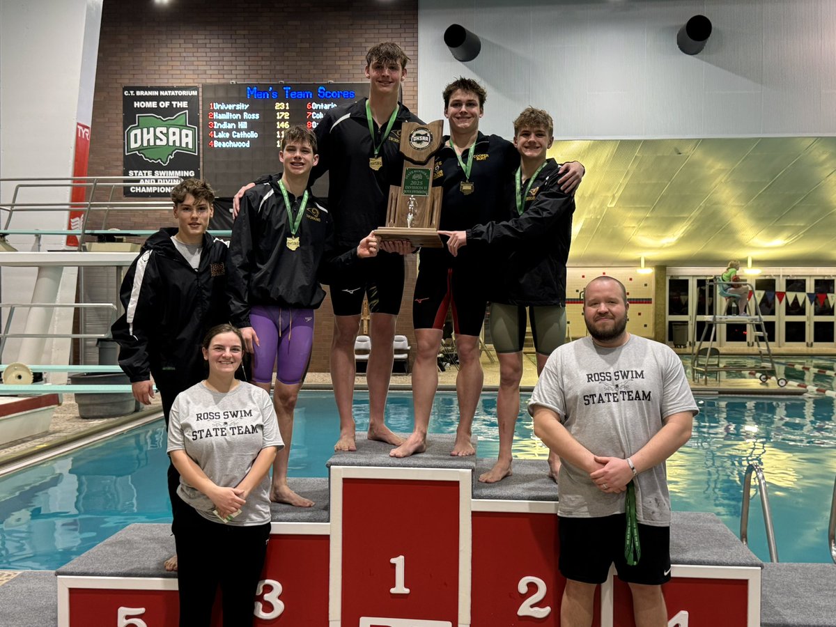 RossRamsAD's tweet image. So much to be proud of with this @RossSwim group!  We can officially say our team earned the state runners up!#GoRAMS @RossRams1 @SWBLSPORTS @TheReportOhio