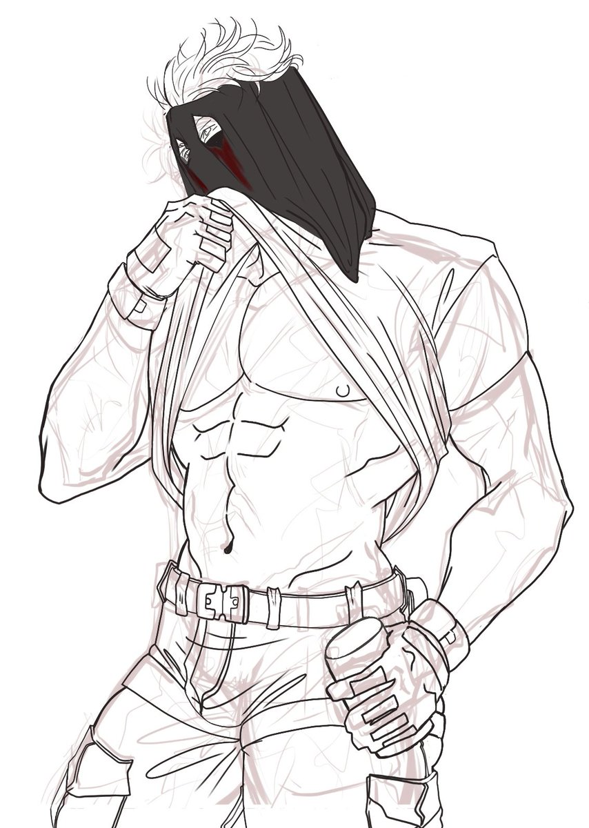 GH002T's tweet image. I made this quick sketch of konig 👑

#Konig #WARZONE募集 #Warzone #CallofDuty #könig