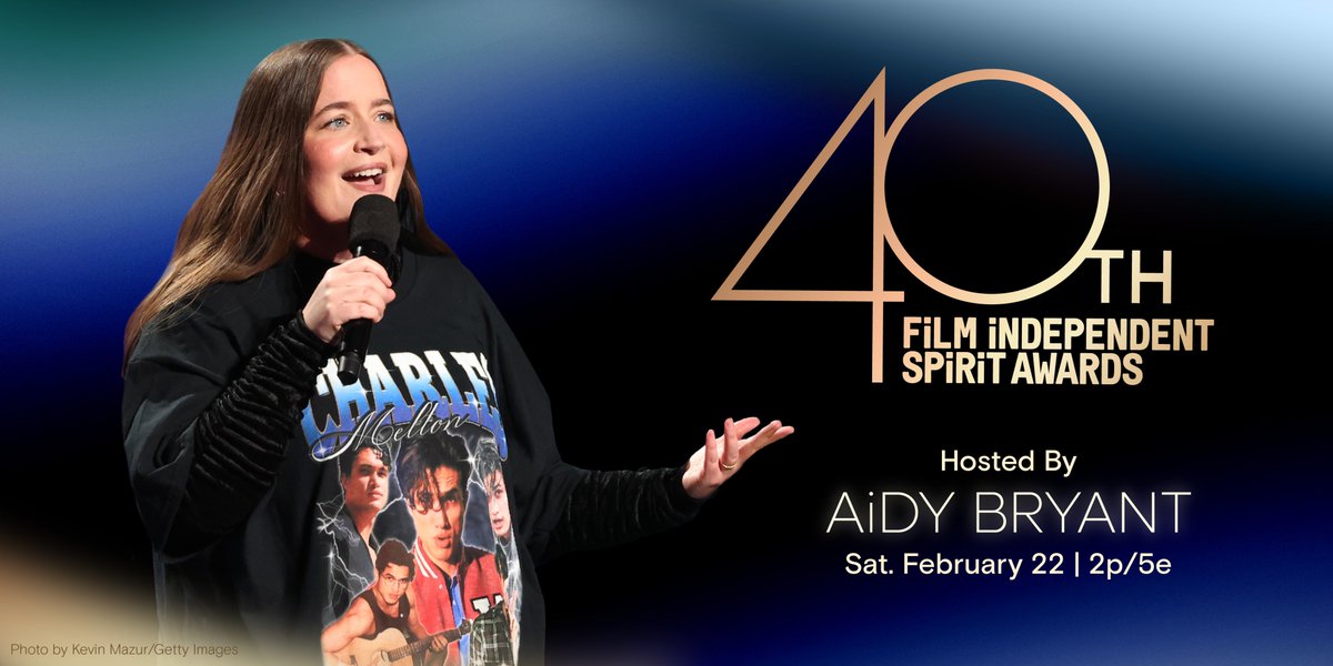 Just ONE more sleep until the 40th annual Film Independent #SpiritAwards, with our brilliant host Aidy Bryant returning for round two! 🏆✨

Fully get into the spirit of awards season and stream LIVE on the Film Independent and IMDb YouTube channels, and follow us for a look