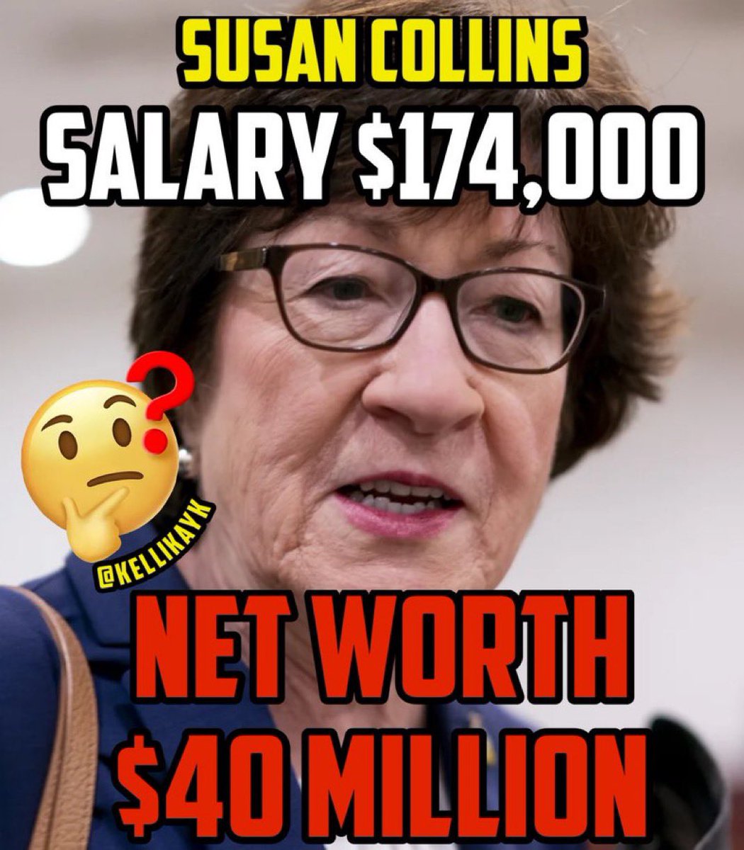 MAGAVoice's tweet photo. Hmmmmm… Now I know why REP Senator Susan Collins voted against Kash Patel. Tick Tock… https://t.co/WskVx4U3Ha