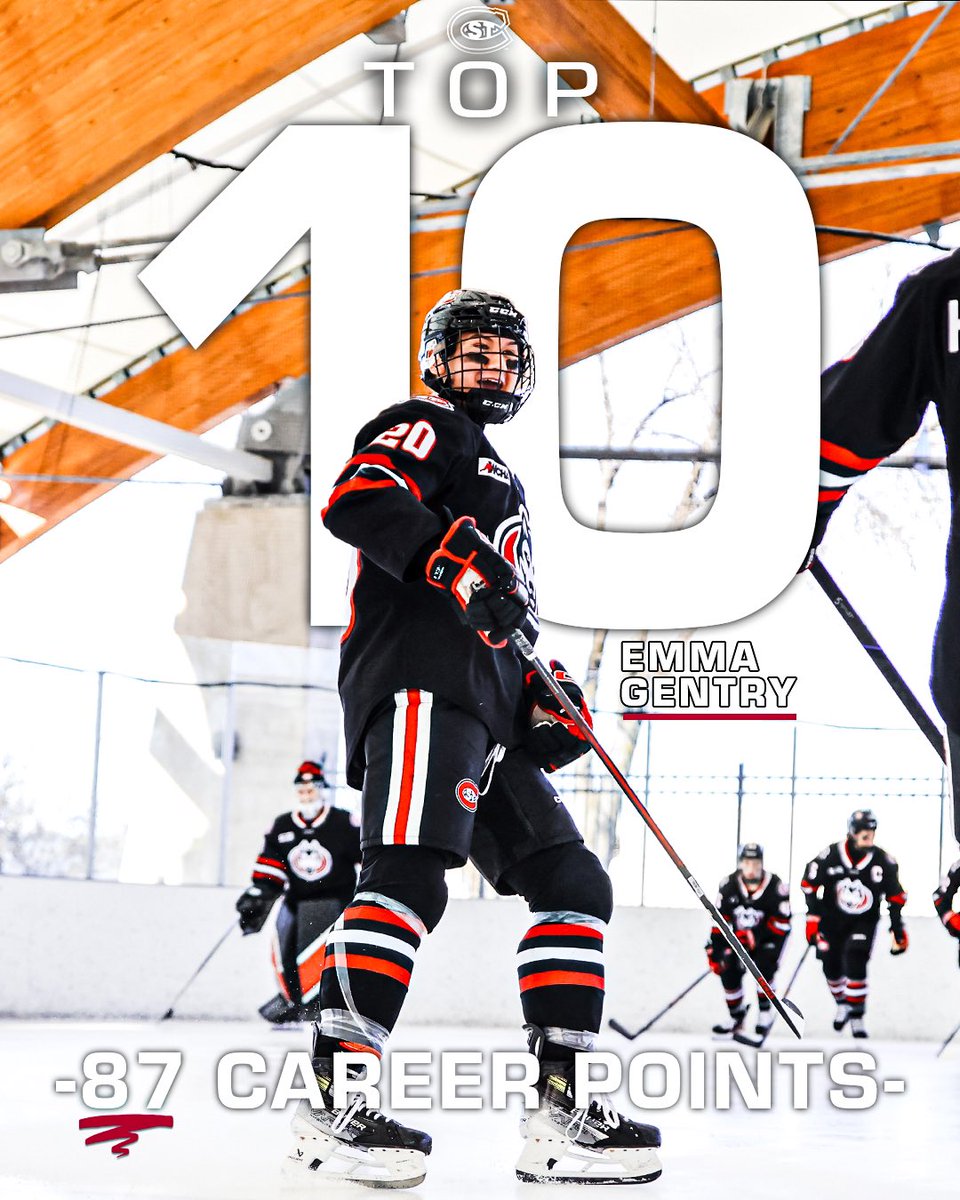 🔝🔟 𝐢𝐧 𝐂𝐚𝐫𝐞𝐞𝐫 𝐏𝐨𝐢𝐧𝐭𝐬

𝐄𝐦𝐦𝐚 𝐆𝐞𝐧𝐭𝐫𝐲 now has sole possession of 🔟th place on the career points list after her ✌️-point night tonight 🤩

#HuskyHockey 🏒 | #GoHuskies 🐾 | <a href="/emma_gentry12/">Emma Gentry</a>